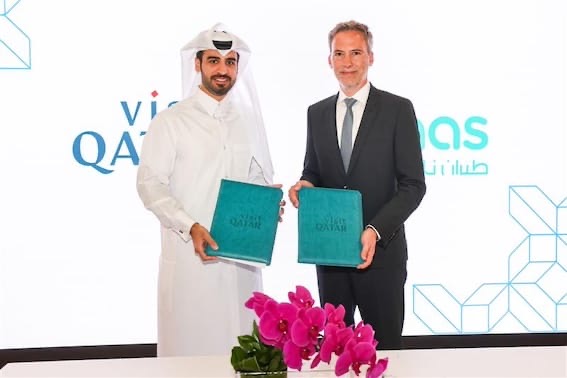 “Visit Qatar وطيران ناس توقعان مذكرة تفاهم سياحية في سوق السفر العربي 2025” 2 7e920958 f29e 48c5 a92a 71cabed12186