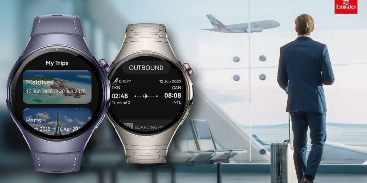 هواوي وطيران الإمارات تطلقان تطبيق الساعة الذكية في خطوة تفتح آفاقاً جديدة للسفر الذكي والسلس