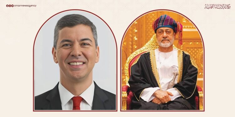 جلالة السُّلطان المعظم يهنئ رئيس الباراجواي