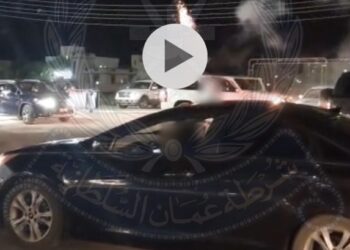 إيقاف مواطن لإطلاقه مفرقعات تسببت في عرقلة المرور بشمال الشرقية