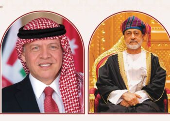 جلالةُ السُّلطان والعاهل الأردني يؤكدان ضرورة تضافر الجهود لوقف التصعيد في المنطقة