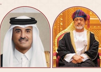 جلالة السُّلطان المعظّم يُجري اتصالًا هاتفيًّا مع سمو أمير قطر