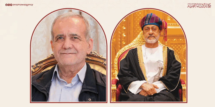 جلالةُ السُّلطان المُعظم يتلقّى اتصالًا هاتفيًّا من الرئيس الإيراني