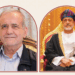 جلالةُ السُّلطان المُعظم يتلقّى اتصالًا هاتفيًّا من الرئيس الإيراني