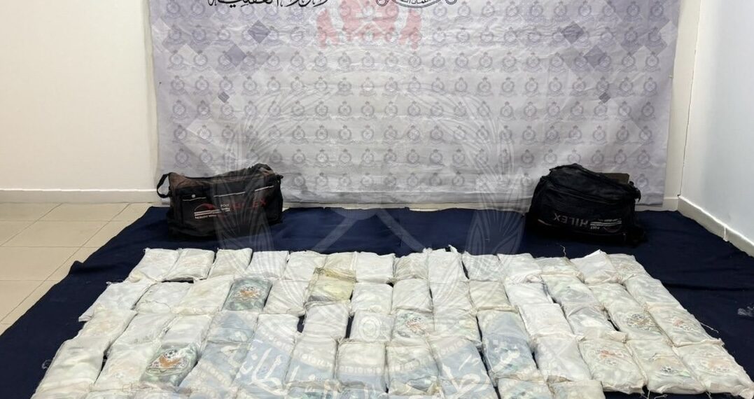 ‏إحباط تهريب 70 كجم من الحشيش والقبض على 3 متسللين قبالة سواحل قريات