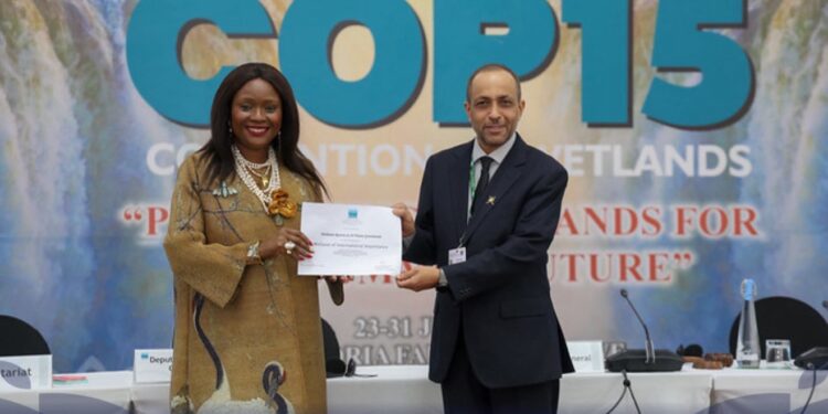 اعتماد محمية الأراضي الرطبة بالوسطى كموقع دولي ضمن اتفاقية رامسار