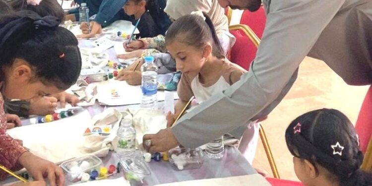 ورشة "ريشة وفكرة" بسناو 1 ورشة “ريشة وفكرة” بسناو