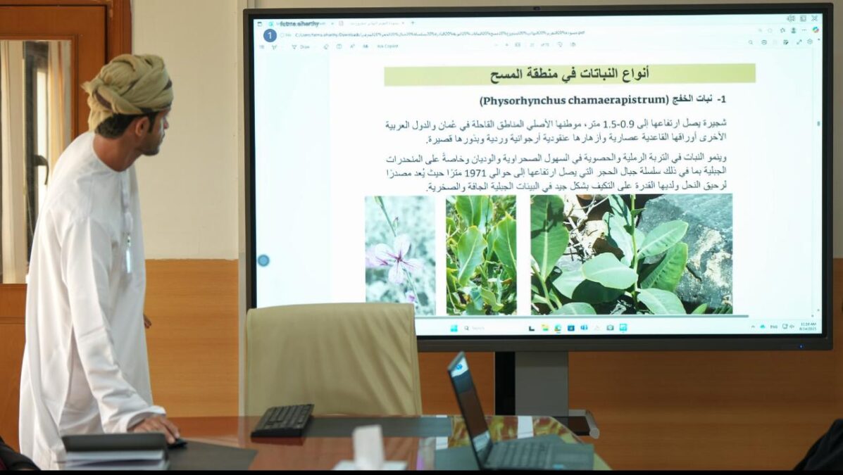 إدارة البيئة والجامعة التقنية بإبراء تبحثان مشروع مسح وتصنيف النباتات النادرة 2 8db2bbf8 7318 44ee bc74 966db9e1e467