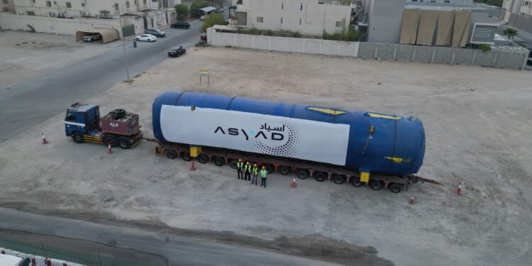 أسياد تنقل خزان غاز مسال ضخم من الهند إلى السعودية بكفاءة عالية