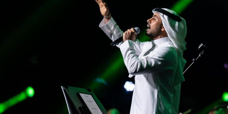 الأغاني الوطنية تشعل مسرح عبادي الجوهر أرينا في اليوم الوطني 95 بشعار “عزنا بطبعنا”