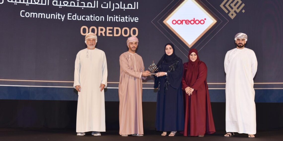 أوريدو تحصد جائزة المبادرات المجتمعية التعليمية في حفل “جوائز بصمة 2025”