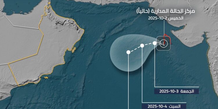 تقرير رقم (2) حول الحالة المدارية في بحر العرب