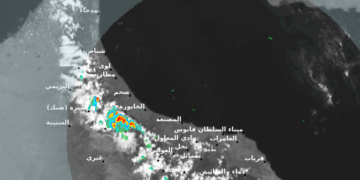 سحب ركامية وأمطار متفرقة تمتد إلى عدد من المحافظات