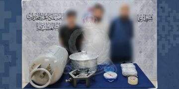 ضبط آسيويين بينهم متسلل بقريات لتهريب المخدرات والكريستال والهيروين