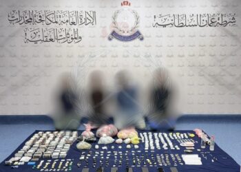 القبض على 4 آسيويين بحوزتهم مخدرات متنوعة في بوشر