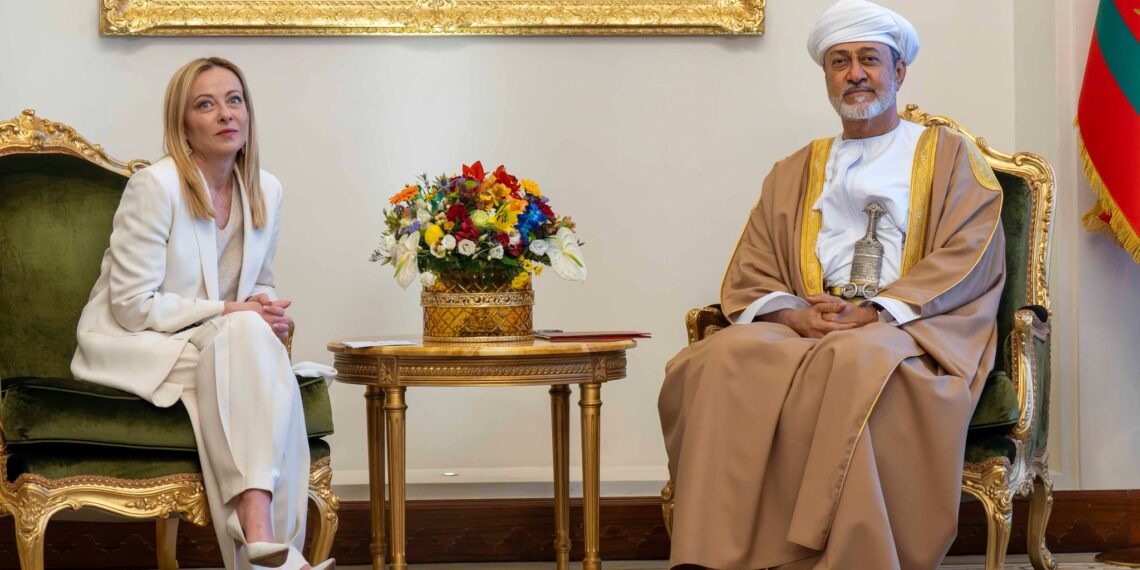 جلالة السُّلطان المعظم يلتقي رئيسة الوزراء الإيطالية 1 جلالة السُّلطان المعظم يلتقي رئيسة الوزراء الإيطالية