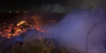 إخماد حريق مخلفات زراعية في السويق دون تسجيل إصابات