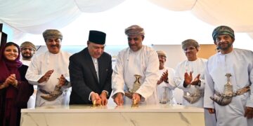 وضع حجر الأساس لحرم الجامعة الوطنية للعلوم والتكنولوجيا بمدينة السلطان هيثم