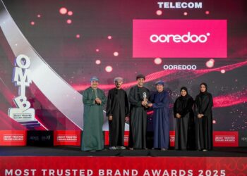 Ooredoo Named Oman’s Most Trusted Telecom Brand for the Fifth Consecutive Year at OMTB 2025