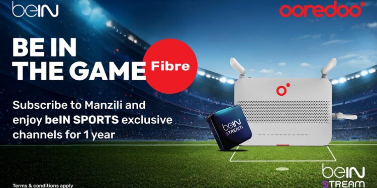Last chance to Turn Up Home Entertainment with Free beIN Stream! Only with Ooredoo Manzili 1 Last chance to Turn Up Home Entertainment with Free beIN Stream! Only with Ooredoo Manzili