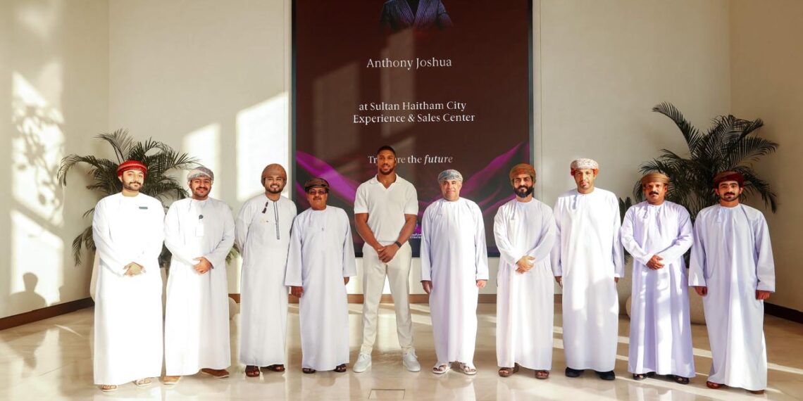 Anthony Joshua signs Sky Palace agreement, underscoring global appeal of Yenaier Residences in Oman