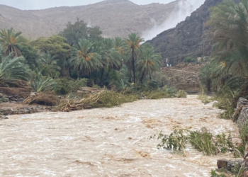 أمطار رعدية غزيرة وبَرَد على جنوب الباطنة مع أمطار متفرقة ببقية المحافظات