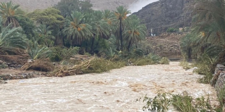 أمطار رعدية غزيرة وبَرَد على جنوب الباطنة مع أمطار متفرقة ببقية المحافظات