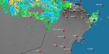 تنبيه: رياح نشطة وأمطار رعدية على عدة محافظات