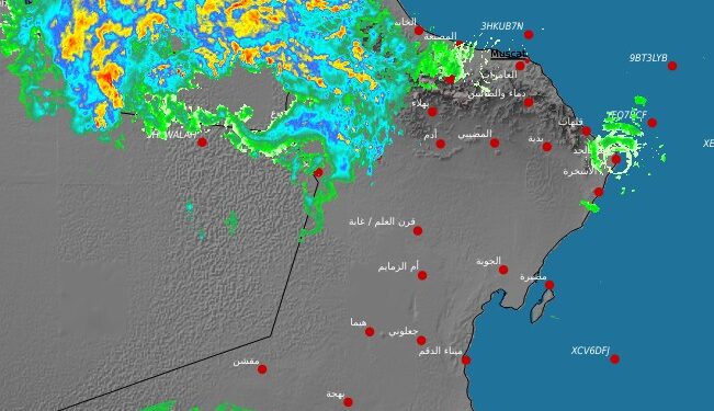 تنبيه: رياح نشطة وأمطار رعدية على عدة محافظات