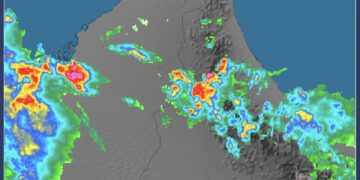 رصد خلايا رعدية وأمطار متفاوتة الغزارة في البريمي