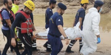 وفاة مواطن إثر انجراف مركبته في وادٍ بمنح