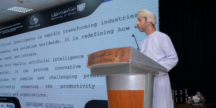 جامعة نزوى تنظم المؤتمر الدولي للذكاء الاصطناعي وتطبيقاته بمشاركة واسعة من 25 دولة