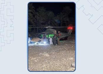 تنفيذ إسعاف جوي لمواطنة من قريات إلى مستشفى خولة