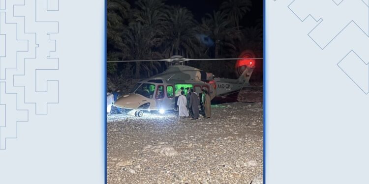 تنفيذ إسعاف جوي لمواطنة من قريات إلى مستشفى خولة