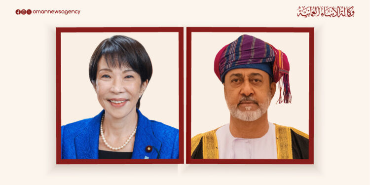 جلالةُ السُّلطان المُعظّم يبحث مع رئيسة الوزراء اليابانية مستجدات الأحداث الراهنة