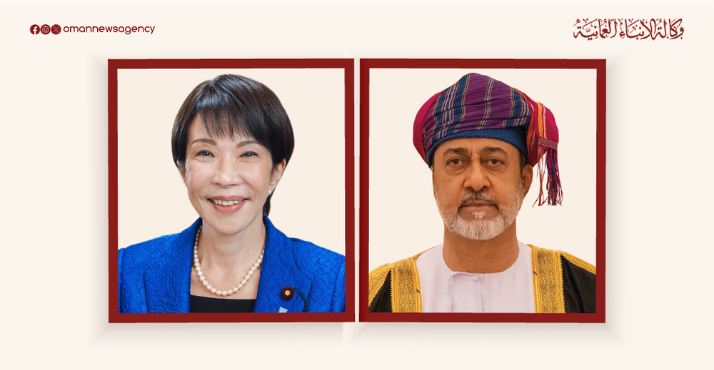 جلالةُ السُّلطان المُعظّم يبحث مع رئيسة الوزراء اليابانية مستجدات الأحداث الراهنة