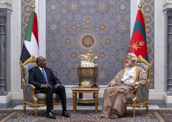 جلالة السُّلطان المعظّم يستقبل رئيس مجلس السيادة الانتقالي السوداني