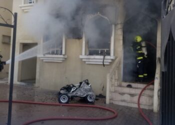 إصابتان في حريق منزل بولاية سناو