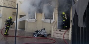 إصابتان في حريق منزل بولاية سناو
