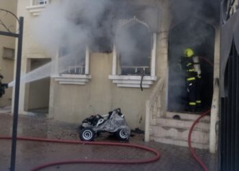 إصابة شخصين إثر حريق منزل بولاية سناو