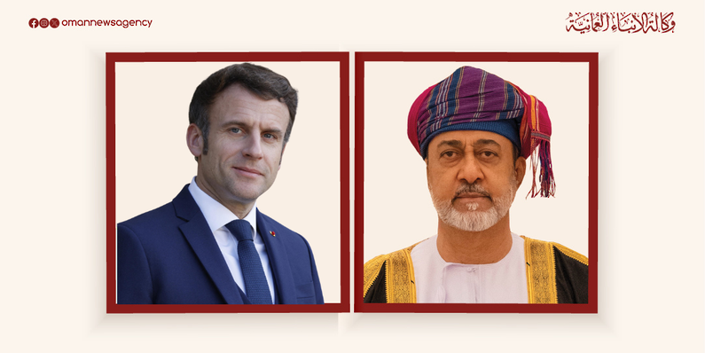 جلالة السلطان والرئيس الفرنسي يبحثان مستجدات الأوضاع في المنطقة 1 جلالة السلطان والرئيس الفرنسي يبحثان مستجدات الأوضاع في المنطقة